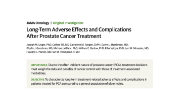 Long-term adverse effects and complications after prostate cancer treatment